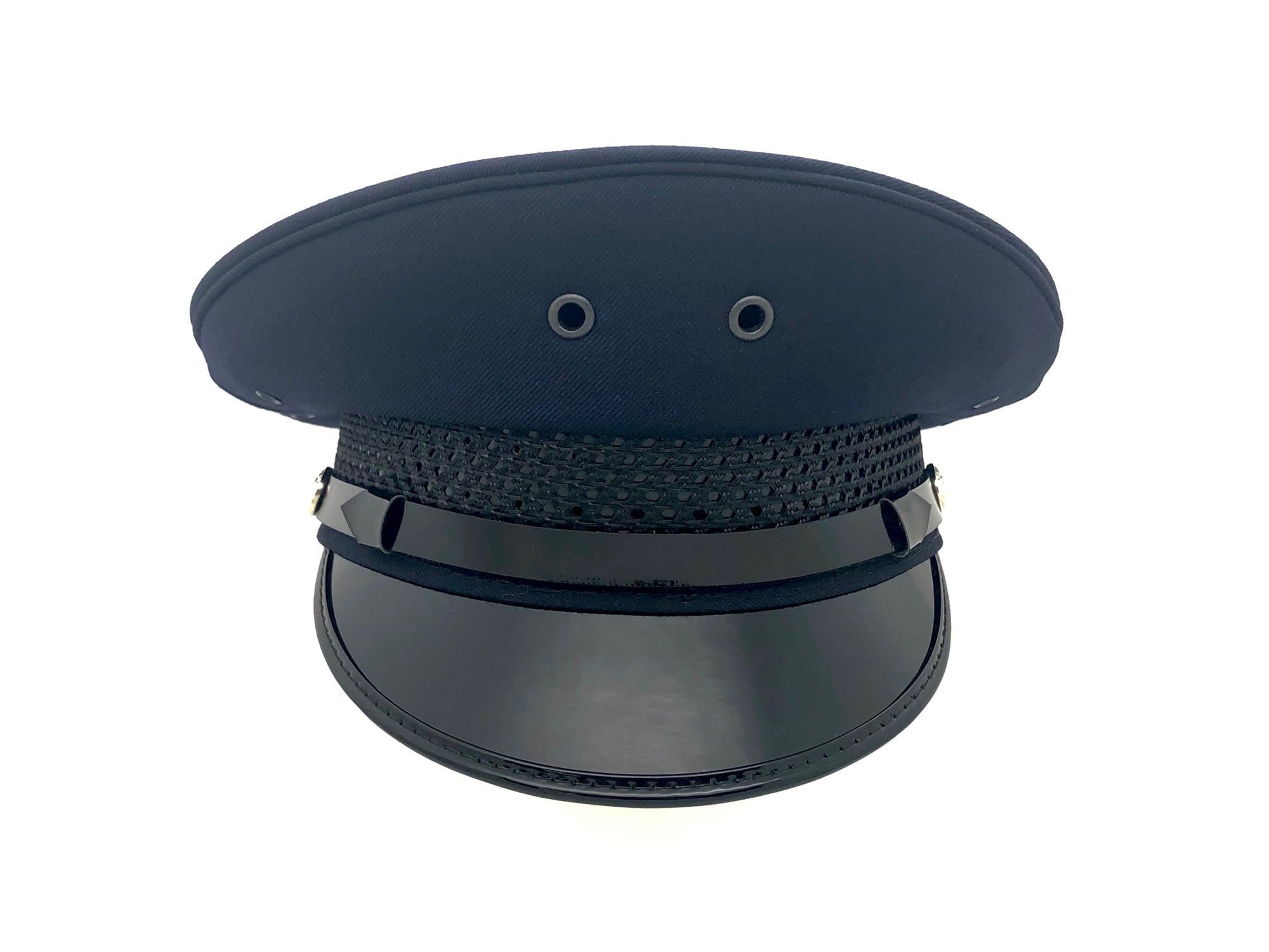 R 10 LAPD Style Round Top Cap Keystone Uniform Cap